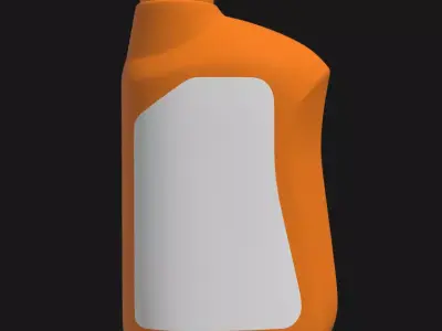 E3D - Moto Scooter Engine Oil 3D model