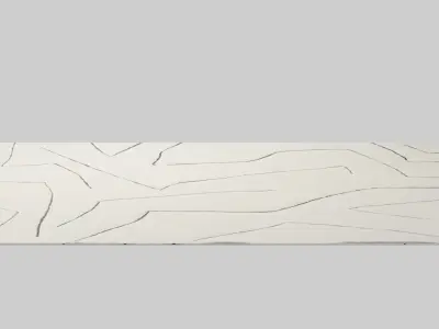 Myriad Hand Knotted Warm White New Zealand Wool Area Rug 3D model