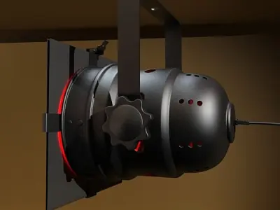 Spotlight Stage Light 04 3D model