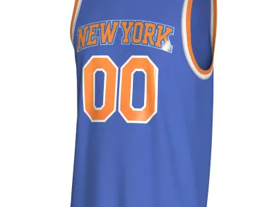 NBA Basketball jersey uniform 3D model