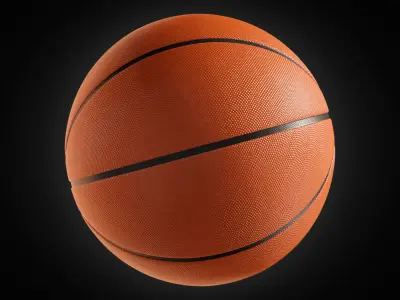 Basketball ball 3D model 2