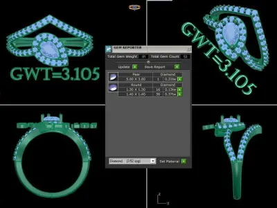 FASION RING 3D model