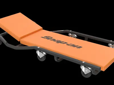 Car Creeper Orange JCW65R Low-poly 3D model