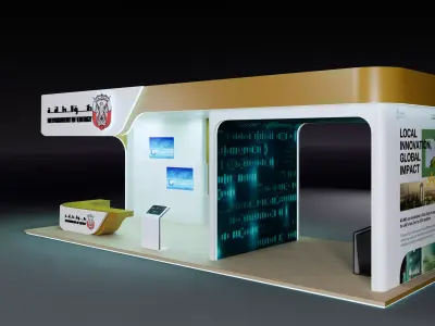 Department of Energy Exhibition Booth 3D Model Expo Stand Design 3D model