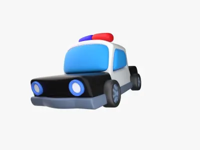 Police Car 3D model