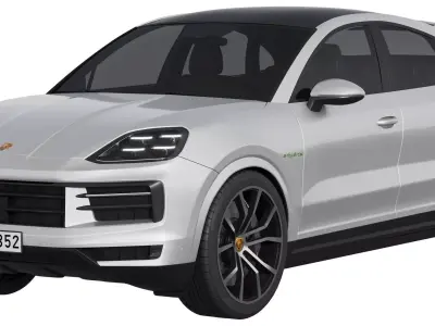 Porsche Cayenne E-Hybrid Coupe 2024 3D model