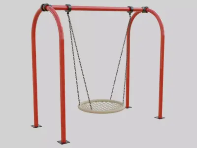 Playground Portal Swing - 02 3D model