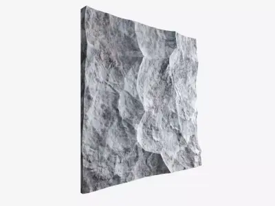 153-RockPanel piece of rock 3D model