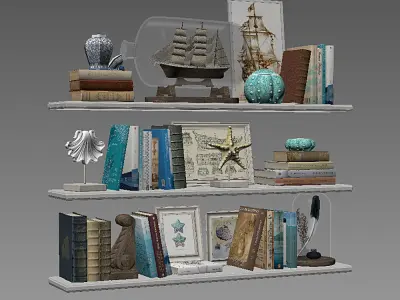 Decor set 09 3D model