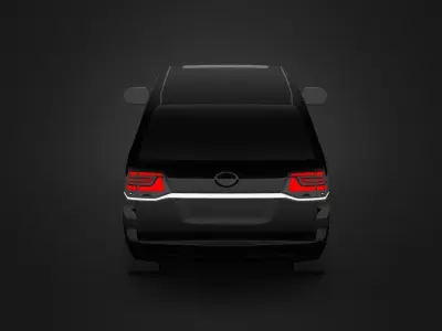 Toyota Land Cruiser Prado V8 Low-poly 3D model