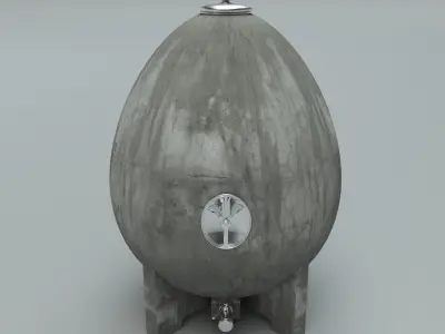 Wine Egg Tank 3D model