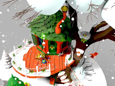 Merry Christmas 3D model