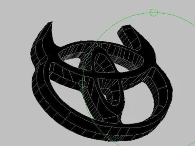 Toyota Logo 3D print model