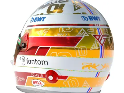 F1 Alpine Helmets 2023 3D model