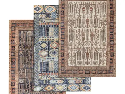 Rug Set 1279 3D model