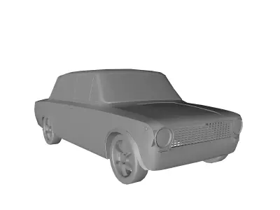 Lada Car 60s 3D model