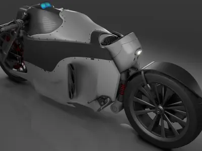 NZR Motorcyle 3D model