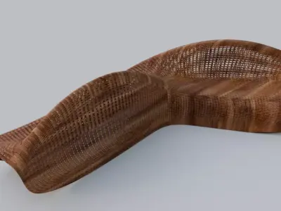 Contour Lounge 1 3D model