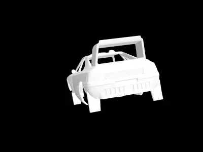 Peugeot 405 T16 3D print model