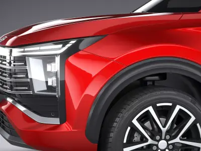 JAC JS8 PRO 2026 3D model