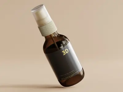 Cosmetic Spray Bottle 3D model