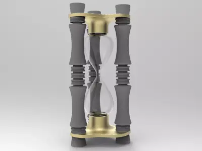 simple hourglass Free 3D model