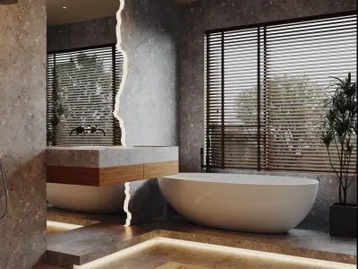 hotel rooms interior  21 3D model