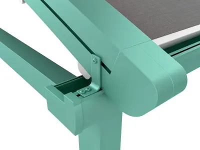 Motorized Pergola 2a copper patina 3D model