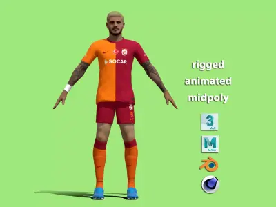 T-Pose Mauro Icardi Galatasaray 23-24 3D model