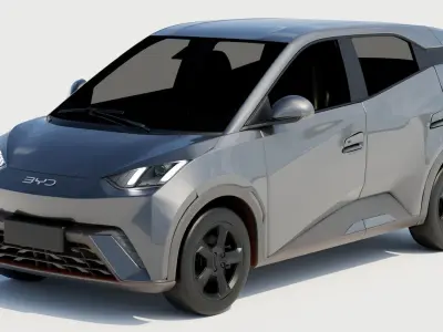 byd seagull Low-poly 3D model