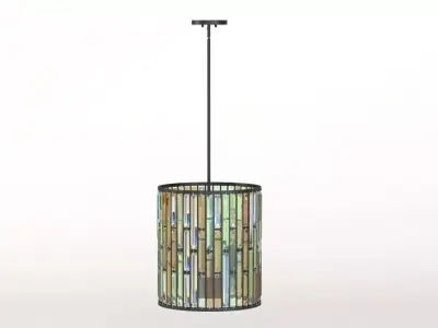 Elstead Lighting Gemma Crystal Pendant Medium Pendant Light 3D model