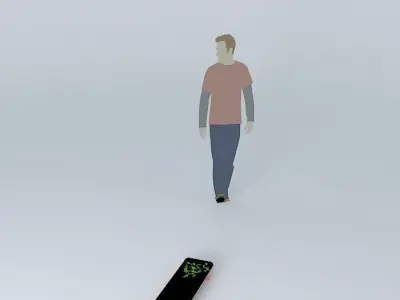 Simple skateboard design Free 3D model