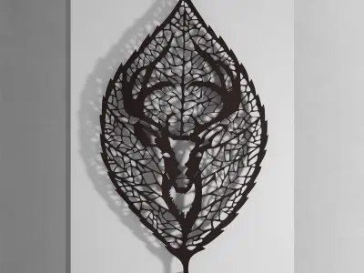 Pano animalLeaf 3D model