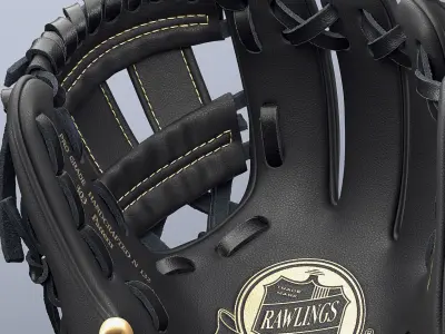 Baseball Glove  3D model
