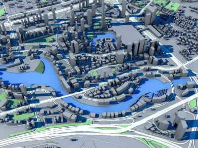 Burj Khalifa Dubai UAE Architecture Landmark 3D model