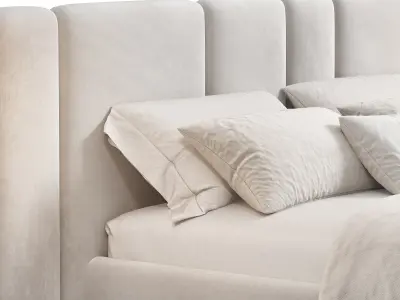 Hollis Bed by Thehighwall 3D model