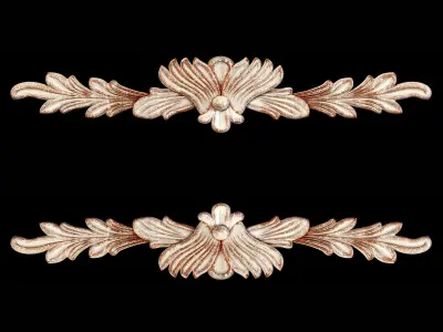 Classic carved 034 3D model