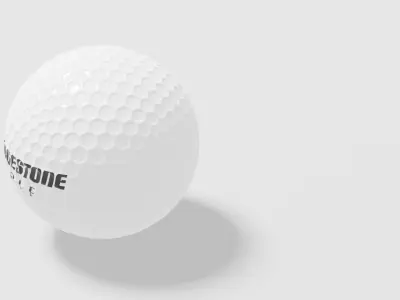 bridgestone golf ball Low-poly 3D model