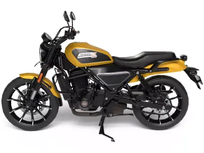 Harley Davidson X440 - Vivid Mustard - Game Ready 3D Model Low-poly 3D model