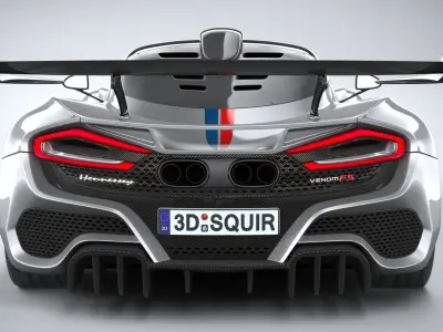 Hennessey Venom F5 Revolution Coupe 2023 3D model