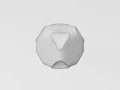 house decoration items Cube Free 3D model
