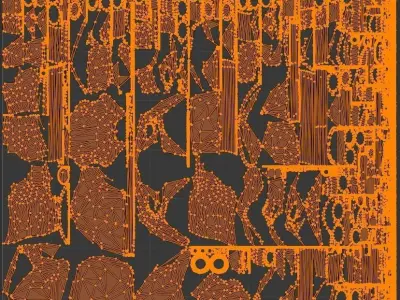 Kawasaki Z900 Low-poly 3D model