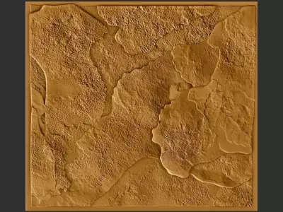 wall texture stone grunge 3D model