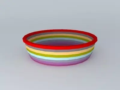 bowl rainbow Free 3D model