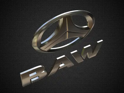baw logo 3D model