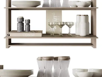 Kitchen decore 02 3D model