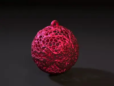 Christmas tree decor 4 3D print model