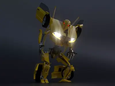 Transformer transformers last knight bumblebee 3D model