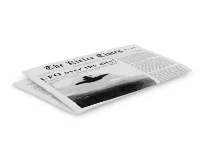 Newspaper little times 3D model