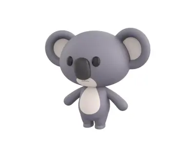 Character019 Koala 3D model